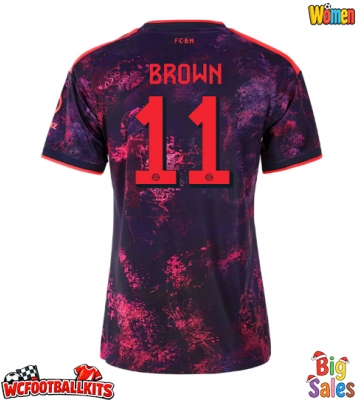 Bayern Munich Nathaniel Brown #11 Replica Third Stadium Shirt for Women 2026-27 Short Sleeve